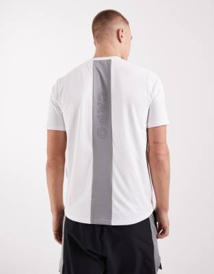 Active Performance - T-Shirt in Weiß mit Logo-Rückenprint Weiß L