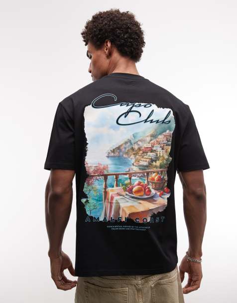 CAPO - Amalfi - T-shirt imprimé au dos - Noir - view 1