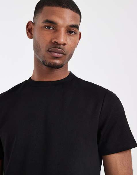 CAPO aztec textured t-shirt co-ord in black