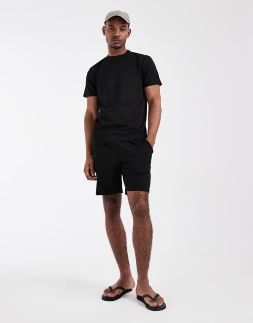 CAPO aztec textured t-shirt in black (part of a set), 3 of 5