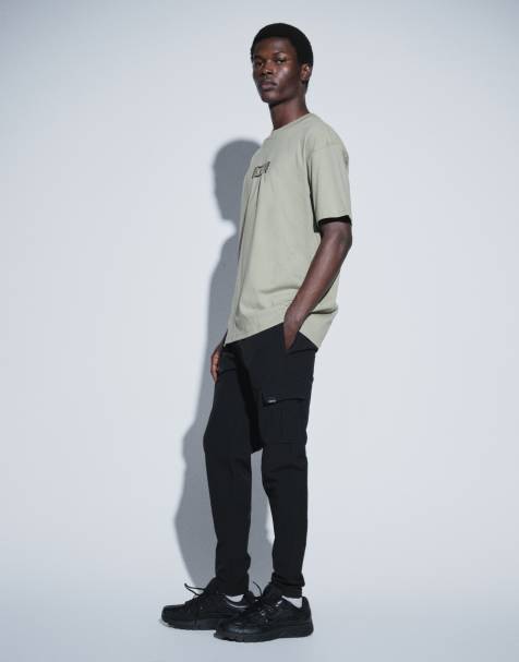 CAPO ensemble utility cargo pantalon noir - view 1
