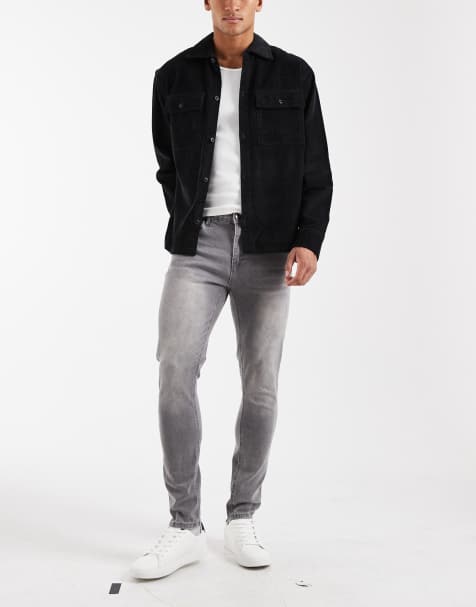 CAPO - Jeans slim lavaggio grigio - view 1