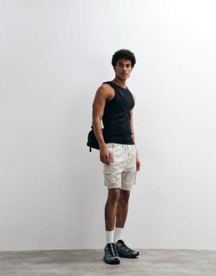 Capo Lightweight Cargo Shorts In Neutral