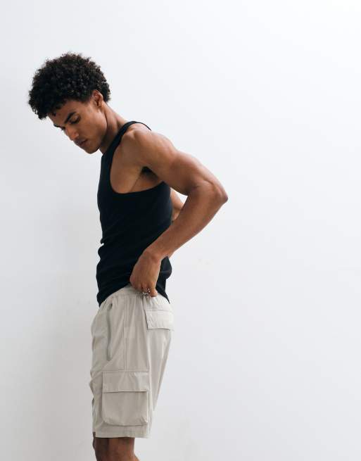 CAPO lightweight cargo shorts in stone, 2 of 5