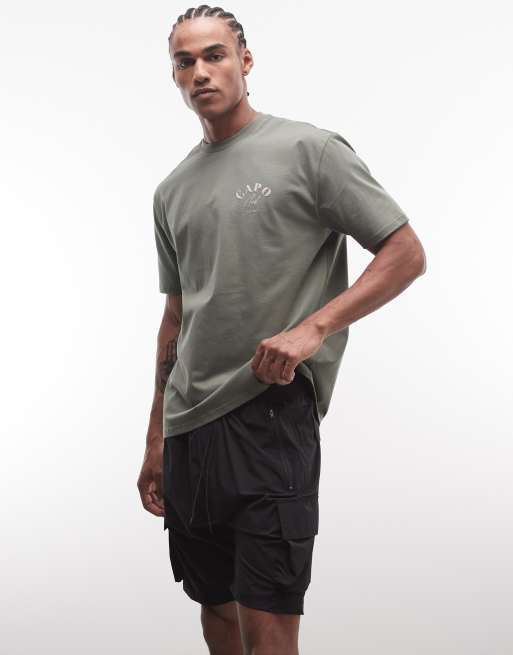 CAPO - Pantaloncini cargo leggeri neri, 2 di 5