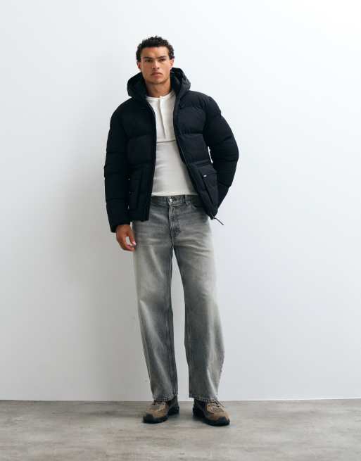 Capo puffer coat in black, 2 of 5