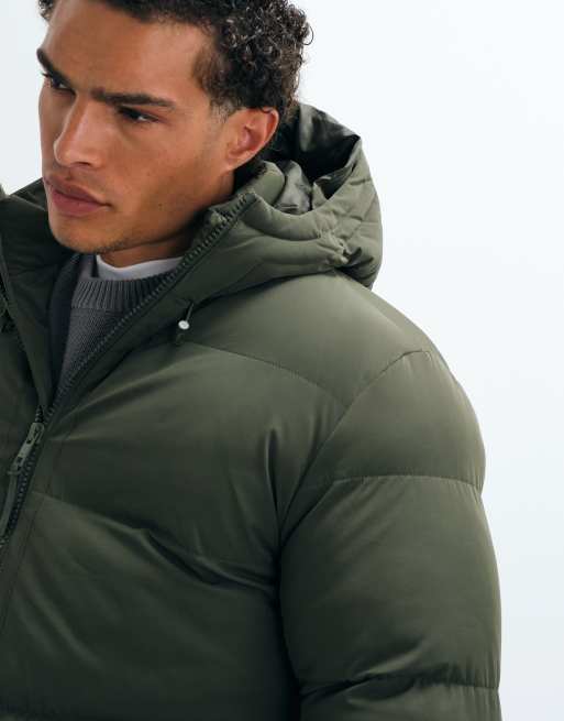 Capo puffer coat in khaki, 4 of 5