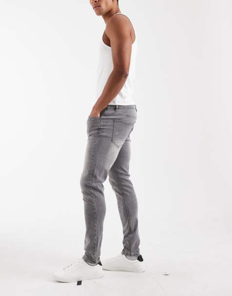 CAPO – Schmal geschnittene Jeans in grauer Waschung - view 1