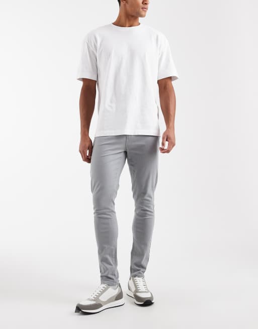 CAPO slim fit chino trousers in grey, 2 of 5
