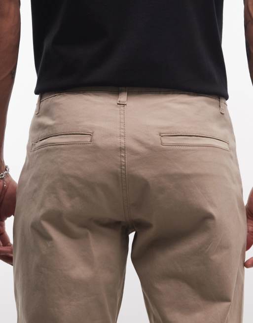 CAPO slim fit chino trousers in oatmeal, 5 of 5