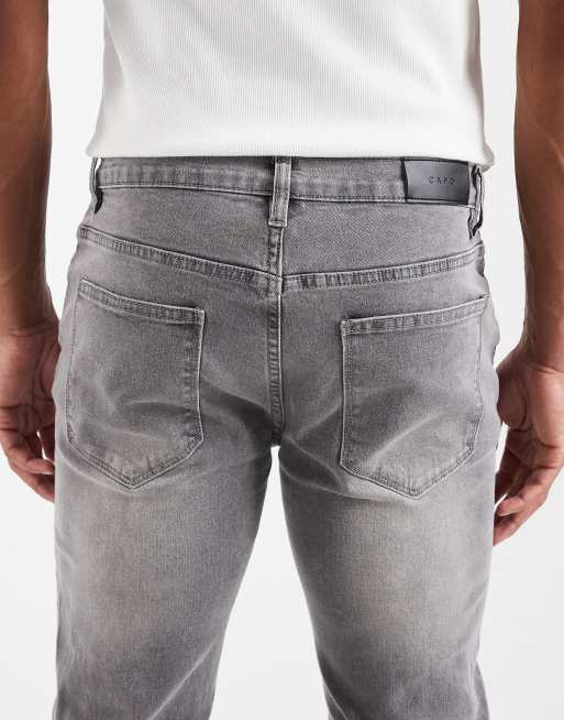 CAPO slim fit jeans in grey wash, 4 of 5