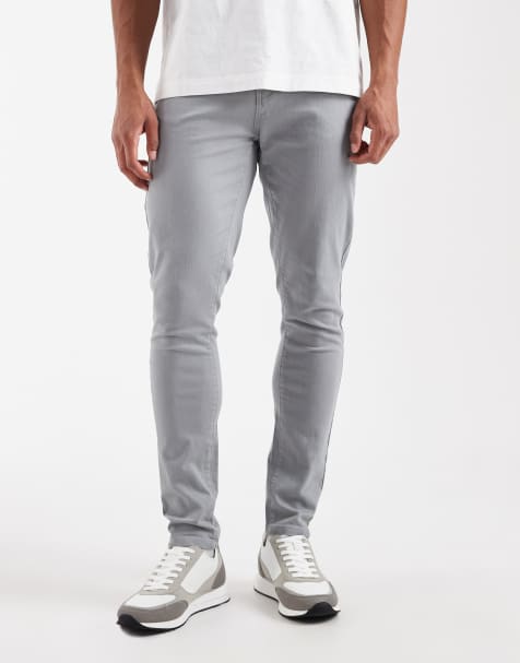 CAPO – Szare spodnie chinosy o dopasowanym kroju - view 1