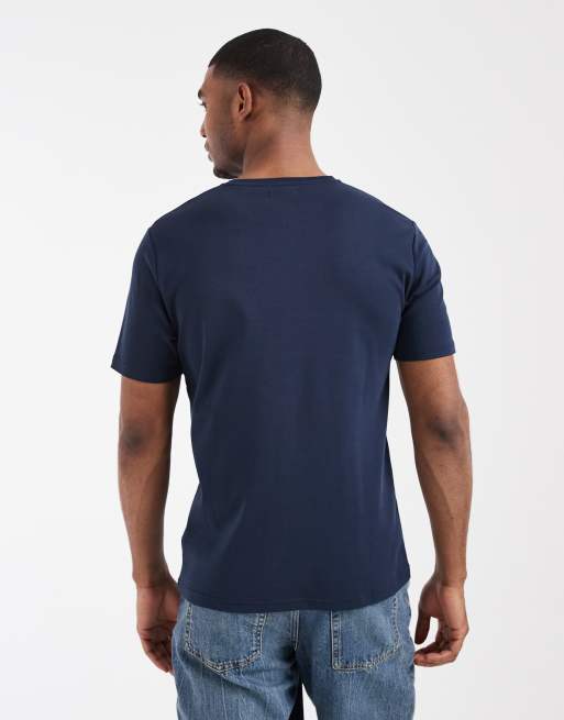 CAPO – T-Shirt aus merzerisiertem Material in Marineblau mit Streifen, 3 von 5