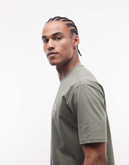 CAPO – T-Shirt in Grün mit „Beach Club“-Logoprint auf dem Rücken, 5 von 5