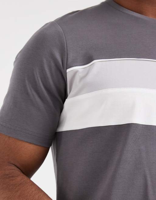 CAPO - T-shirt mercerisé à rayures - Gris, 4 de 5
