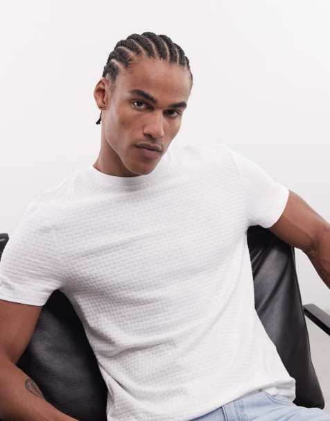 CAPO - T-shirt tressé - Blanc - view 1