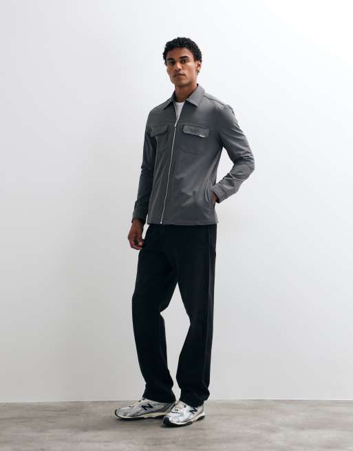 CAPO utility overshirt co-ord in charcoal, 2 of 5
