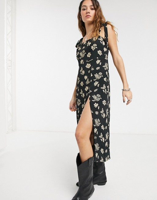 Capulet camilla floral and butterfly midi dress