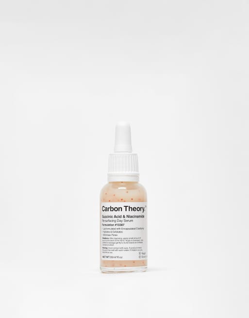 Carbon Theory - Carbon Theory Succinic Acid & Niacinamide Re-Surfacing Day Serum, 30 ml - Kun hos ASOS