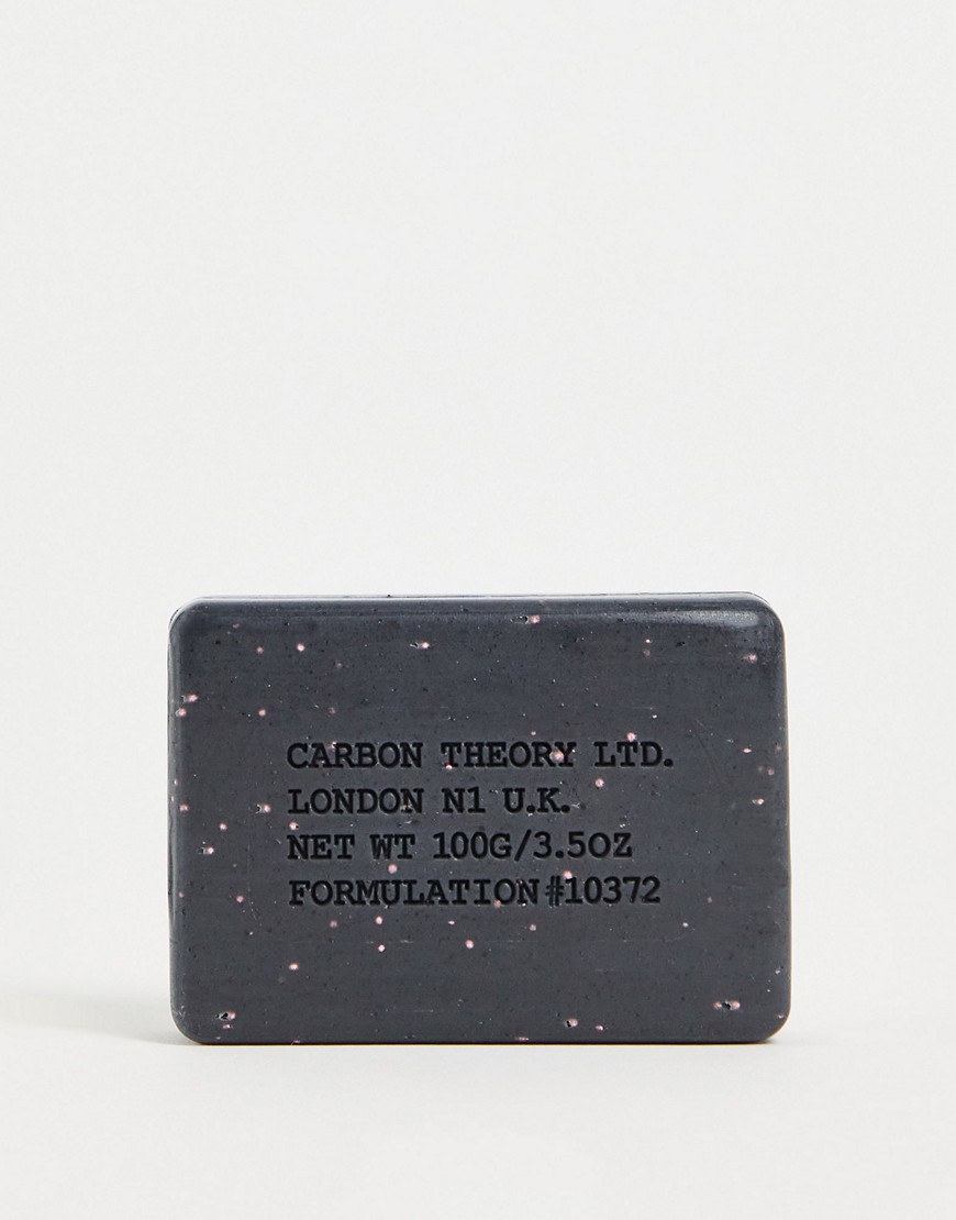 Carbon Theory Charcoal and Tea Tree Oil Breakout Control Exfoliating Body Bar 100g-No colour