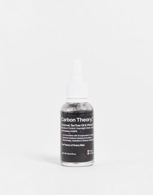 Carbon Theory Charcoal, Tea Tree Oil & Vitamin E Overnight Detox Serum 30ml
