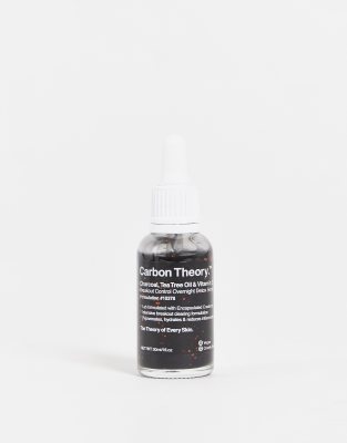 Carbon Theory - Detox Nachtserum mit Aktivkohle, Teebaumöl und Vitamin E, 30 ml-Keine Farbe