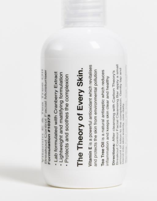 Carbon Theory – Gesichts-Feuchtigkeitscreme mit Vitamin E und Teebaumöl gegen Unreinheiten, 100 ml, 4 von 4