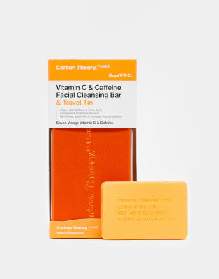 Carbon Theory - Pain nettoyant visage à la vitamine C et boîte en fer-Pas de couleur