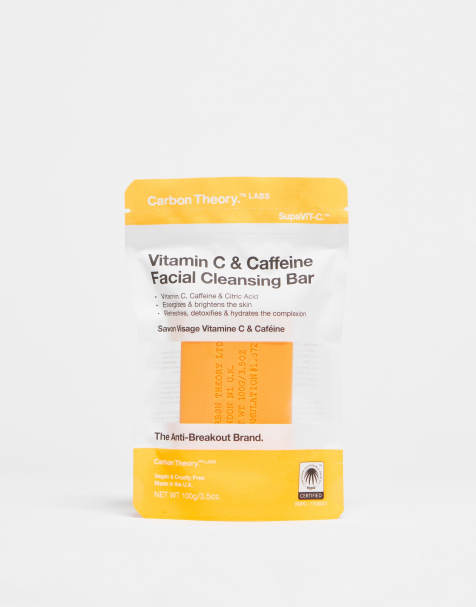 Carbon Theory - Pain nettoyant visage à la vitamine C et à la caféine - view 1