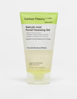 Carbon Theory - Peeling-Gesichtsreiniger mit Salicylsäure, 200 ml-Keine Farbe