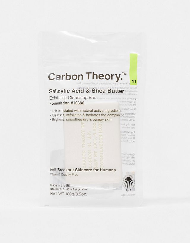 Carbon Theory Salicylic & Shea Butter Bar 3.52 oz