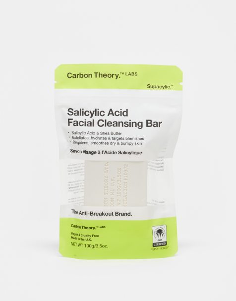 Carbon Theory - Saponetta con burro di karité e acido salicilico 100 g - view 1