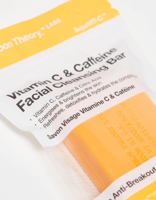 Carbon Theory – Seifenstück fürs Gesicht mit Vitamin C und Koffein, 4 von 4