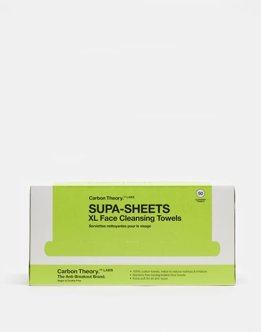 Carbon Theory Supa-Sheets XL Facial Cleansing Towels - x 50 , 3 of 3