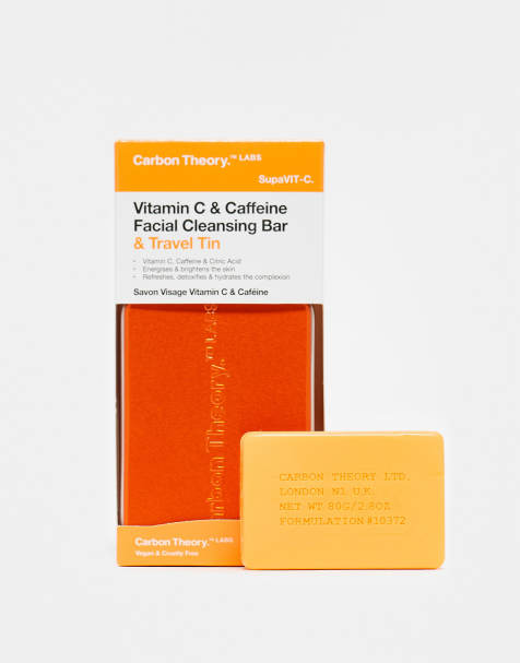 Carbon Theory - Vitamin C Facial Cleansing Bar & Travel Tin - view 1