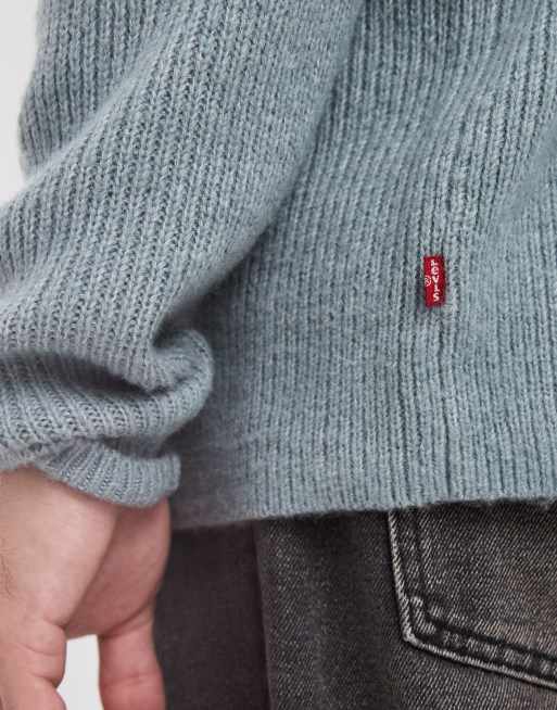 Cárdigan gris con cuello tipo polo y botones de punto de Levi's, 5 de 5