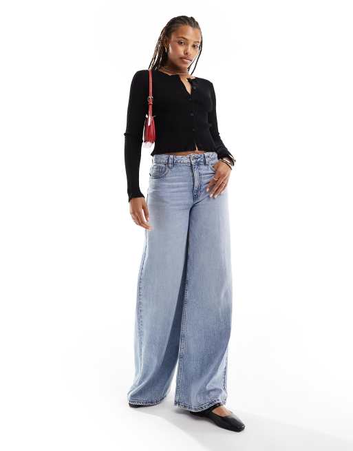Cárdigan negro con botones delanteros y volante de ASOS DESIGN (parte de un conjunto), 4 de 4