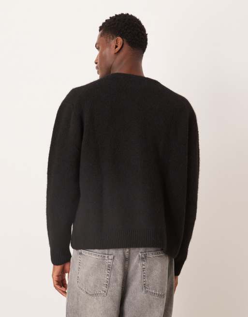 Cárdigan negro de punto de Abercrombie & Fitch, 3 de 5
