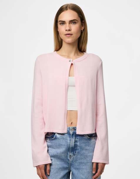 Cárdigan rosa tenue de punto de Pieces - view 1