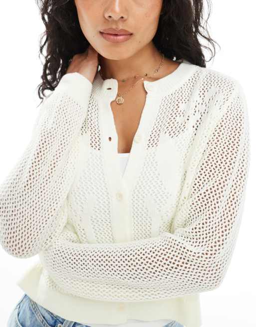 Cárdigan veraniego con diseño floral de jacquard de Miss Selfridge, 3 de 4