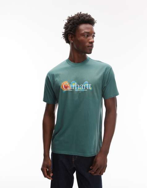 Carhartt experimental Relaxed tshirt in green - view 1