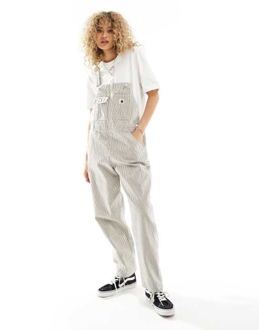 Carhartt – Haywood – Czarno-białe ogrodniczki