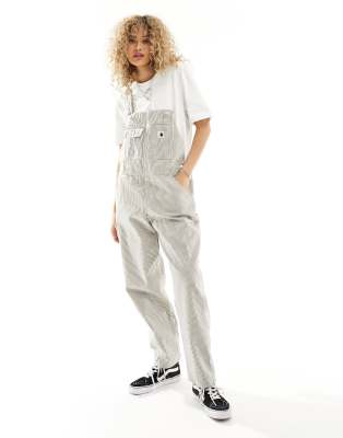 Shop Carhartt WIP haywood dungarees and white Online – Trendy & Affordable Fashion