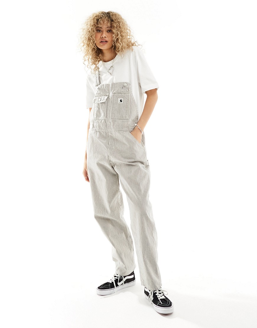 Carhartt haywood dungarees in black and white