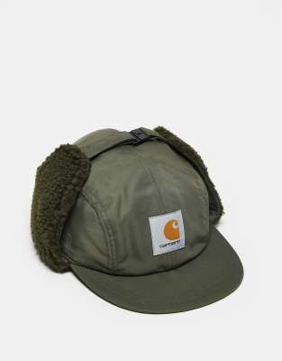 Carhartt WIP Carhartt oltera guard cap in khaki-Green