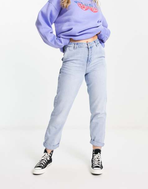 Carhartt pierce boyfriend fit denim jeans in midwash blue - view 1