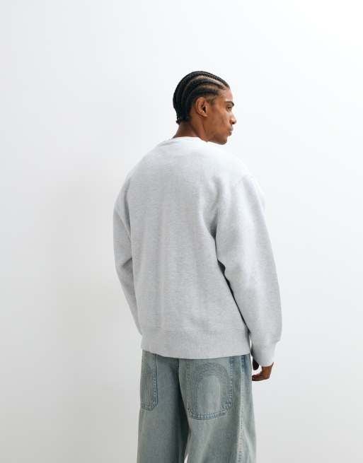 Carhartt WIP 1989 Winners sweatshirt in ash heather grey, 5 of 5