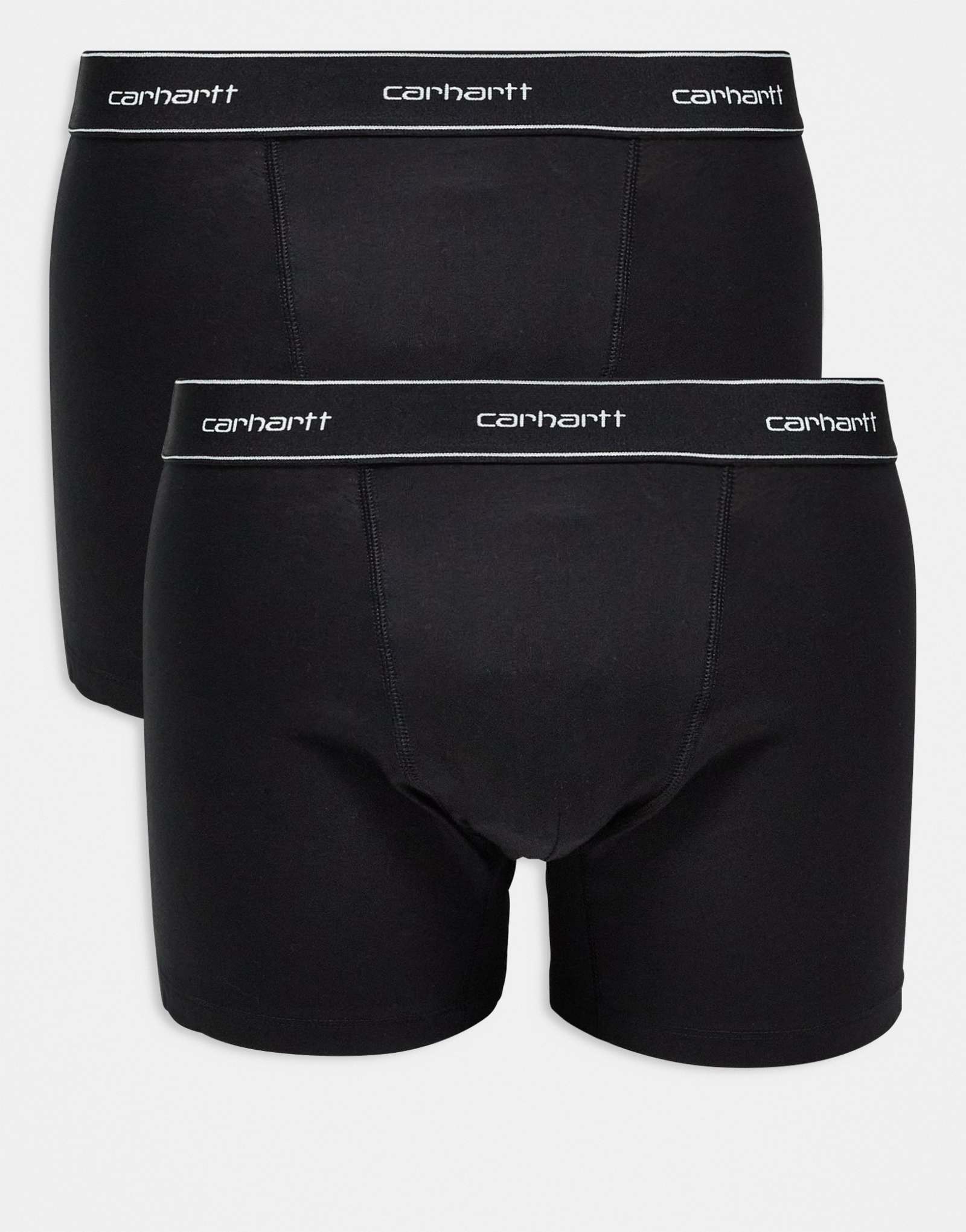 Хлопковые боксеры Carhartt WIP из 2-х упаковок черного цвета