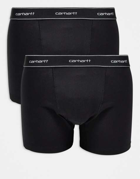Carhartt WIP – 2er-Pack Boxershorts aus Baumwolle in Schwarz - view 1
