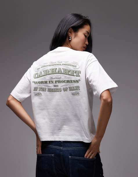 Carhartt WIP – 3 One 3 – Biały T-shirt - view 1